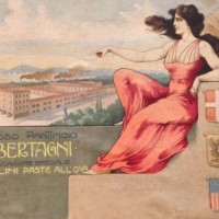 Pubblicità ditta Bertagni (primi del Novecento)