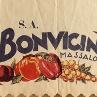 Etichette delle ditte di produzione e commercio di frutta e conserve alimentari di Massa Lombarda