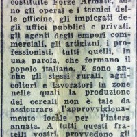 Appello agli agricoltori per gli ammassi, in «Il Resto del Carlino», 13 luglio 1944. 