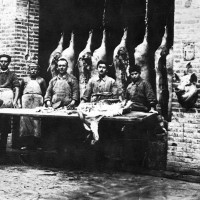 Norcini della ditta Archimede Rossi, Collecchio, 1920 ca., Museo del Prosciutto - Langhirano