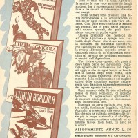 Una pubblicità della “Italia agricola” del 1941. 