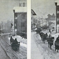 Rifornimenti per le vie di Cortina d’Ampezzo, in «L'Illustrazione italiana», 3-10 dicembre 1916, nn. 49-50, p. 456, Istituto per la storia e le memorie del '900 Parri E-R.