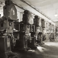 Presse continue Braibanti nel pastificio Barilla, 1938, Archivio Storico Barilla - Parma – Italia.