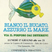 Manifesto della campagna Coop contro l’uso del fosforo nei detersivi (anni ottanta)