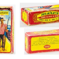 Scatoletta di tonno con marchio di fantasia Mares e logo Coop (1974)