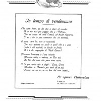 Alfredo Testoni, In tempo di vendemmia, da “Enotria”, agosto 1925