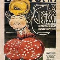 Bologna La Grassa, gennaio 1907 (illustrazione di Augusto Majani, detto Nasica)