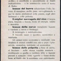 Commissione delle minute della Lega “Pro-limitazione dei consumi”, Surrogati e succedanei, volantino, 1917, in Europeana 1914-1918 (www.europeana1914-1918.eu)