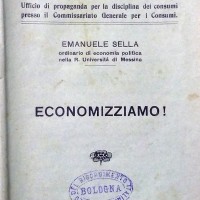 Emanuele Sella, Economizziamo!, [s.l.], 1917