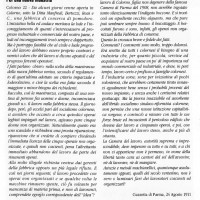 24 agosto 1911. Per una nuova industria (Gazzetta di Parma).